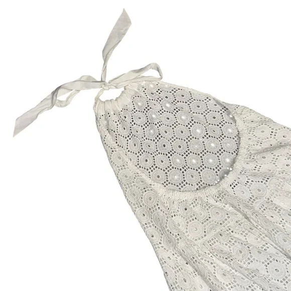 NWT Solid & Striped x REVOLVE Kai white Brule Leaf Eyelet maxi dress size xsmall - Picture 7 of 14